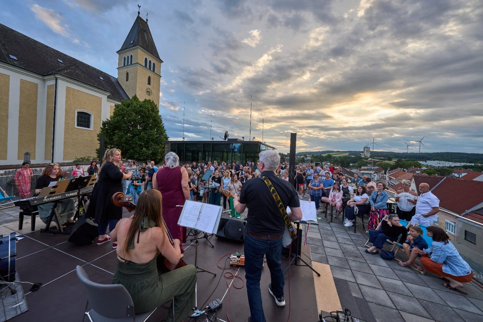 über den Dächern von Böheimkirchen